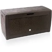 Prosperplast Opbergbox - bruin - kunststof - 310 liter - 119 x 48 x 60 cm