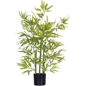 HOMCOM -Künstliche Pflanze-PEVA, Kunststoff-15L x 15B x 90H cm-Grün