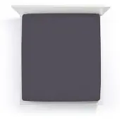 Bella Donna Jersey La Piccola Topperhoeslaken 120x190-200 cm antraciet-0213