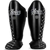 Fairtex SP5 Competition Scheenbeschermers – Maat XS – Zwart – Kickboksen, Muay Thai & MMA