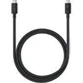Satechi ST-YTB100K Thunderbolt-kabel Thunderbolt 4 USB-C 1.00 m Zwart, Zilver