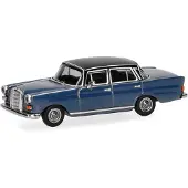Herpa Mercedes Benz 200 Heckflosse, Blauw/zwart Metallic