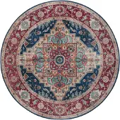 Hanse Home Vloerkleed Sylla | kunstvezel blauw 160x160 cm vloerkleden | NADUVI