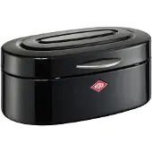 Wesco Single Elly Broodtrommel | 8,5 Liter | Metaal - Zwart | Broodbewaardoos