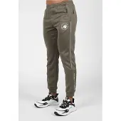 Gorilla wear Sportbroek 'Broxton' olijfgroen / wit
