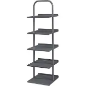 En.casa Schoenenrek Poytya met 5 planken antraciet 119x34x32 cm []