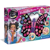 Clementoni - 3-in-1 make up koffer - Vlinder - Crazy Chic - Nagellak - Haarkleuren - Vanaf 8 jaar
