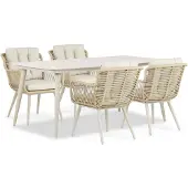 Coco Custa/Vienna 180 cm dining tuinset 5-delig