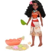 Disney Princess Moana Doll With Turtle Veelkleurig Kinderen