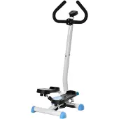 HOMCOM -Stahl, ABS-Blau+Schwarz-55L x 44B x 108H cm-Steppmaschine