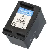 PrintAbout Huismerk HP 302 (F6U66AE) Inktcartridge Zwart