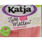 Katja 6x Zure Matten Aardbei 125 gr