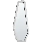 Beliani CHANU - Wandspiegel - Zilver - Hout