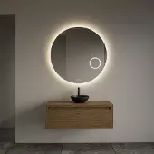 Gliss Design Ares badmeubel 90cm castle brown zonder waskom