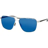 Porsche Design Zonnebril - - P8949 - Palladium - Metaal - Ronde montuur
