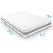 Droommatras Koudschuimmatras INTENSOR 70x200 dikte 24 cm