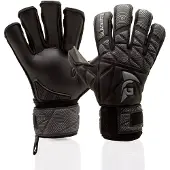 Gladiator Sports Robusto Keepershandschoenen Kids Zwart Donkergrijs