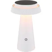 Globo LED tafellamp op zonne-energie 36624, wit, oplaadbare batterij, CCT, IP54, dimbaar, wit / opaal, Kunststof, Modern, Solar buitenverlichting