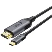 Tech-Protect Ultraboost kabel, Type-C naar HDMI 2.0, 4K 60Hz, 180 cm, zwart