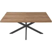 Rousseau Eettafel Kos | 160 x 90 x 76 cm | Donkerbruin