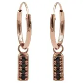 Karma -Oorring-Symbool-Zirkonia-Rectangle-Rose-M2636B