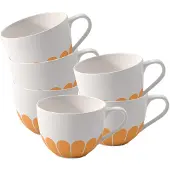 Villeroy & Boch Koffiekop Fleur Soleil 160ml (6 delig)