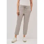 Cecil Dames 7/8 Papertouch broek in Beige, Gr: XL