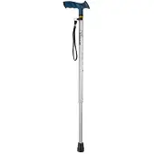 Timago alu wandelstok verstelbaar zilver
