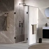 Brauer Void profielloze pendeldeuren 80cm zwart mat