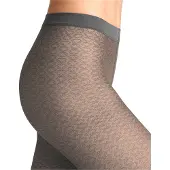 Falke Particle gedessineerd materiaal transparent 20 DEN panty dames grijs - maat M-L