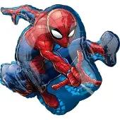 Anagram Supershape SpiderMan Foil Balloon (Blue/Red) - Leeg, zonder helium