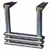 Goldenship Telescopic Drop Ladder 2 Steps Zilver