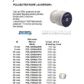 Poly Ropes Superior Polyester Rope 110 M Zwart 22 mm