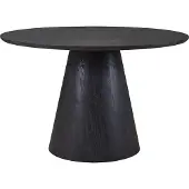 Rousseau Ronde eettafel Miklos | Ø120 x 75 cm | Zwart