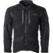 GMS Acamar WP Zwarte Waterdichte Textiele Motorjas Maat 4XL