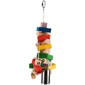 Flamingo Rainbow Bell Vogelspeelgoed 52cm