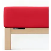 Schlafgut Badstof Hoeslaken L - 140x200 - 160x200 285 Red Deep