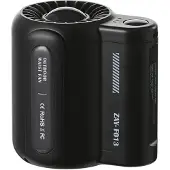 INF Oplaadbare ventilator met 3 snelheden en riemclip