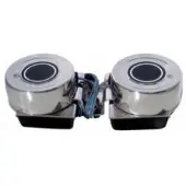Goldenship Mini Double Electric Horn 12v Zilver 4A