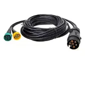 Pricenet kabelset 5 meter stekker 7 polig en connector 5 polig