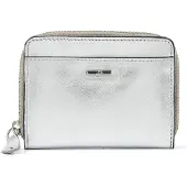 DR Amsterdam Mint Zip Around Portemonnee RFID Metallic Zilver