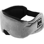 INF Slaapmasker met koptelefoon Bluetooth 5.0 Zwart Grey