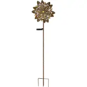 Globo Deco-solarlamp buiten 36578, bruin / roest, metaal, solar tuinverlichting