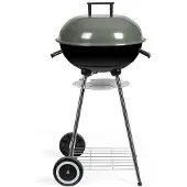 Livoo Draagbare Livoo DOC172K Chroom Geplateerd Staal Barbecue - Ø 42 cm