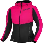 SHIMA Daybreaker Dames Roze Zwart Motor Zip Hoodie Maat XL