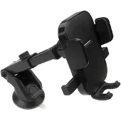 Jaym , Smartphone Autohouder met Multi-fixatie Telescopische Arm, Zwart