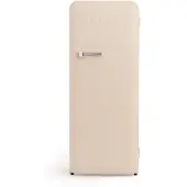Create - Koelkast in retrostijl - Zand - Handvat Zilver - FRIDGE RETRO 281L