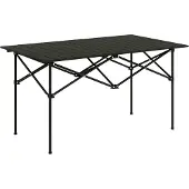 Outsunny - Campingtafel - van Aluminium - Zwart