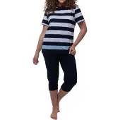 Ammann Pyjama 'Night & Home' blauw