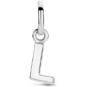 The Jewelry Collection Zilver Gerhodineerde Hanger letter L 1333752